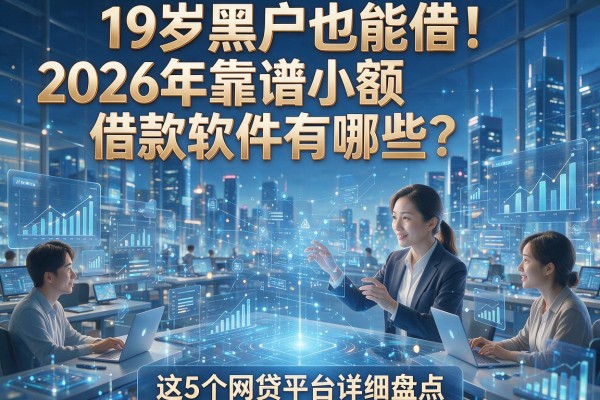 19岁黑户也能借!2026年靠谱小额借款软件有哪些?这5个网贷平台详细盘点
