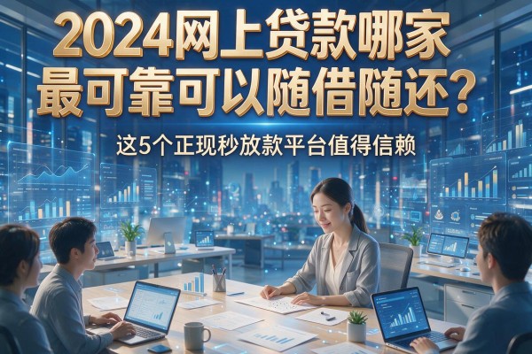 2024网上贷款哪家最可靠可以随借随还?这5个正规秒放款平台值得信赖
