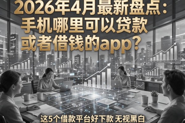 2026年4月最新盘点:手机哪里可以贷款或者借钱的app?这5个借款平台好下款无视黑白