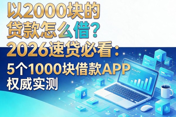 2000块的贷款怎么借？2026速贷必看：5个1000块借款APP权威实测