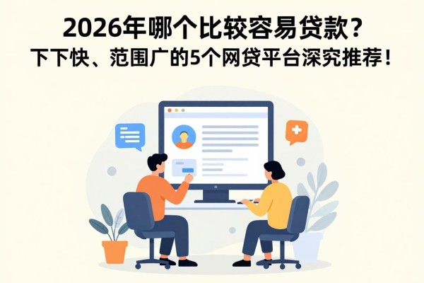 2026年哪个比较容易贷款？下款快、范围广的5个网贷平台深究推荐！
