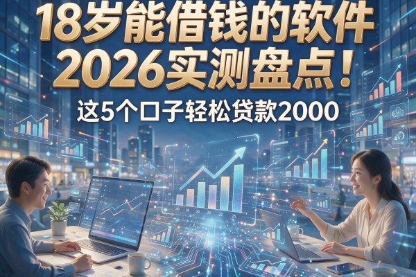 18岁能借钱的软件2026实测盘点！这5个口子轻松贷款2000