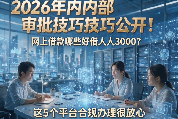 2026年内部审批技巧公开！网上借款哪些好借人人3000？这5个平台合规办理很放心