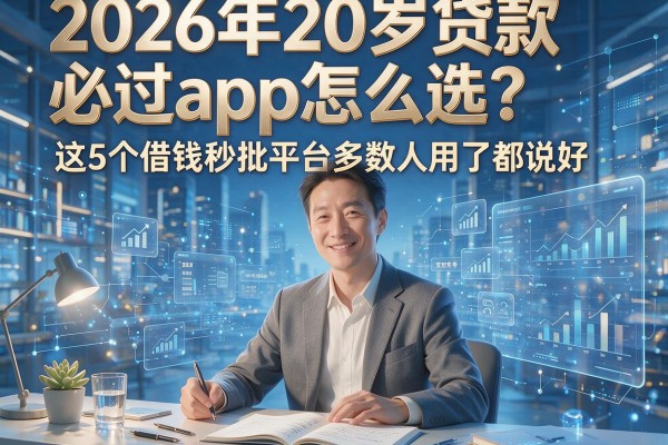 2026年20岁贷款必过app怎么选？这5个借钱秒批平台多数人用了都说好