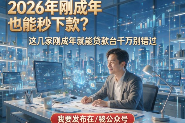 2026年刚成年也能秒下款？这几家刚成年就能贷款的平台千万别错过