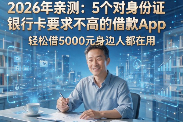 2026年亲测:5个对身份证银行卡要求不高的借款App,轻松借5000元身边人都在用!
