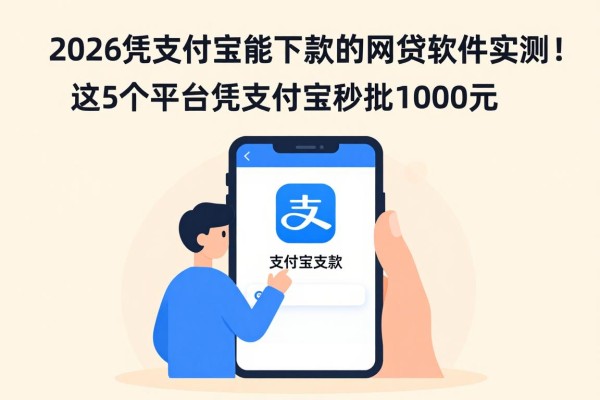 2026凭支付宝能下款的网贷软件实测！这5个平台凭支付宝秒批1000元