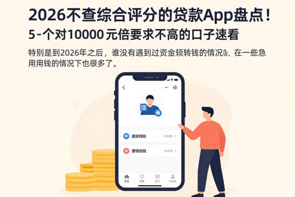 2026不查综合评分的贷款app盘点！5个对1000元借款要求不高的口子速看