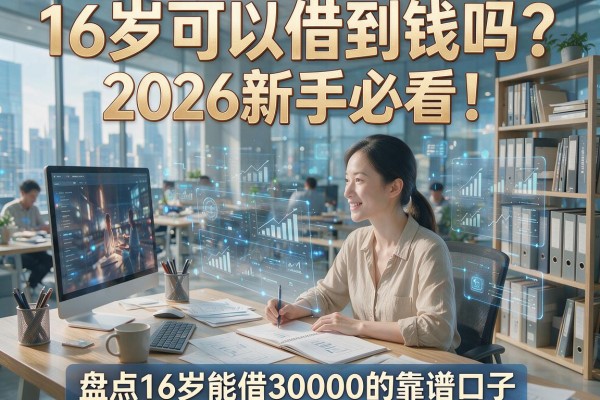 16岁可以借到钱吗?2026新手必看!盘点16岁能借30000的靠谱口子