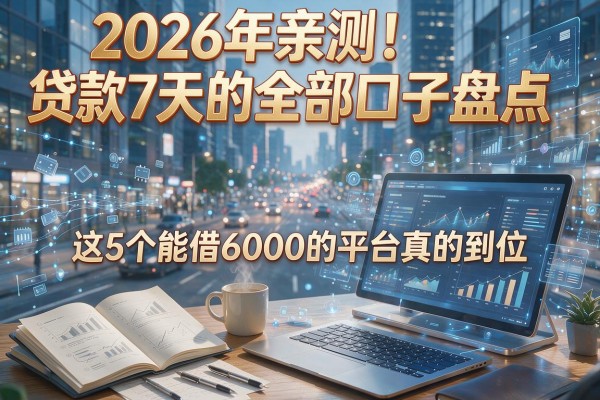 2026年亲测！贷款7天的全部口子盘点，这5个能借6000的平台真的到位