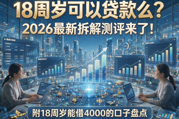 18周岁可以贷款么?2026最新拆解测评来了!附18周岁能借4000的口子盘点