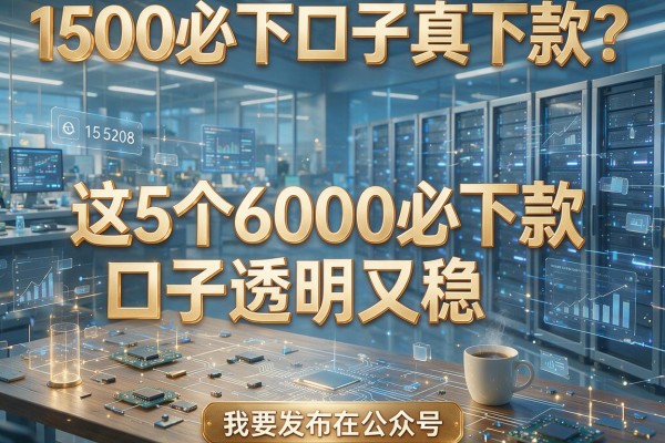 1500必下口子真下款？这5个6000必下款口子透明又稳！