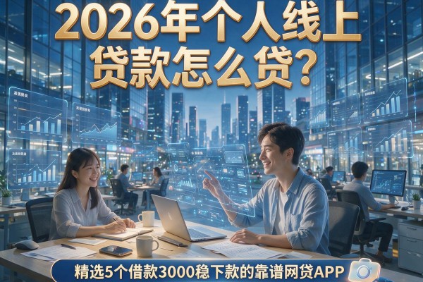 2026年个人线上贷款怎么贷？精选5个借款3000稳下款的靠谱网贷APP
