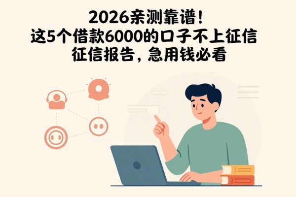 2026亲测靠谱!这5个借款6000的口子不上征信报告,急用钱必看