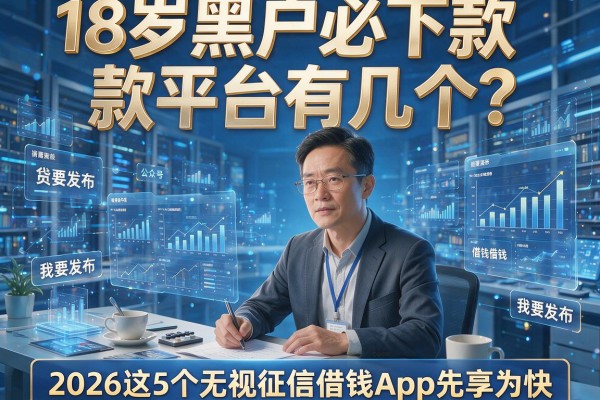 18岁黑户必下款平台有几个？2026这5个无视征信借钱App先享为快