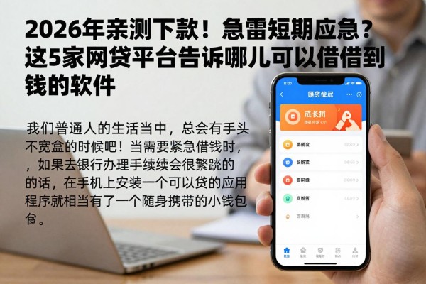 2026年亲测下款！急需短期应急？这5家网贷平台告诉你哪儿可以借到钱的软件