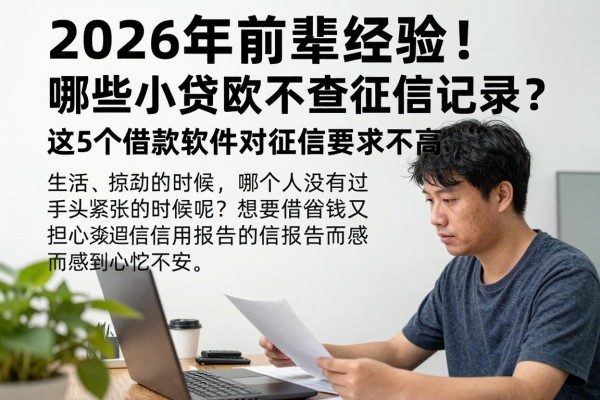 2026年前辈经验！哪些小额贷款不查征信记录？这5个借款软件对征信要求不高，稳下！