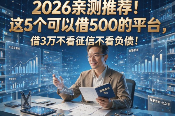 2026亲测推荐！这5个可以借500的平台，借3万不看征信不看负债