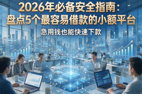 2026年必备安全指南:盘点5个最容易借款的小额平台,急用钱也能快速下款