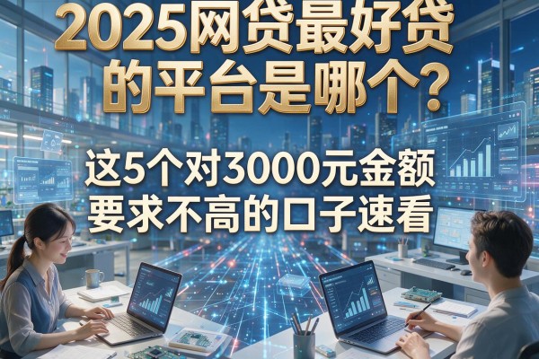 2025网贷最好贷的平台是哪个？这5个对3000元金额要求不高的口子速看