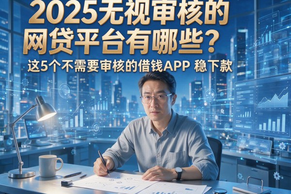 2025无视审核的网贷平台有哪些?这5个不需要审核的借钱APP稳下款