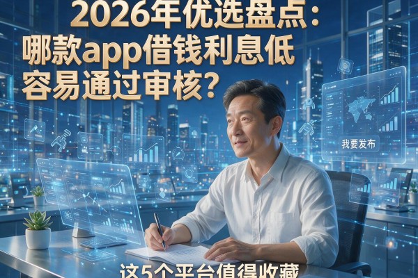 2026年优选盘点:哪款app借钱利息低容易通过审核?这5个平台值得收藏!