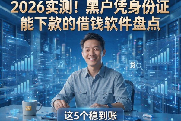 2026实测！黑户凭身份证能下款的借钱软件盘点，这5个稳到账