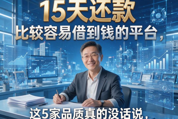 15天还款、比较容易借到钱的平台，这5家品质真的没话说！
