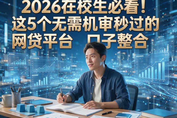 2026在校生必看！这5个无需机审秒过的网贷平台口子整合