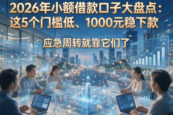 2026年小额借款口子大盘点：这5个门槛低、1000元稳下款，应急周转就靠它们了！