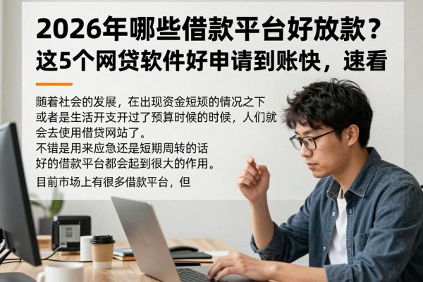 2026年哪些借款平台好放款？这5个网贷软件好申请到账快，速看！
