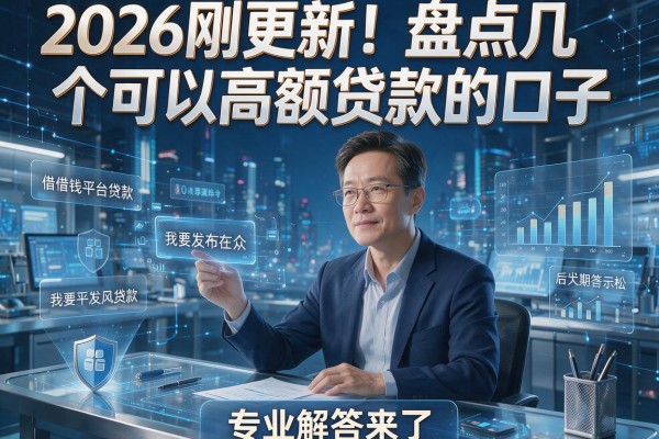2026刚更新！盘点几个可以高额贷款的口子，专业解答来了