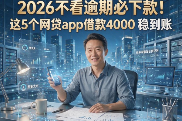 2026不看逾期必下款！这5个网贷app借款4000稳到账