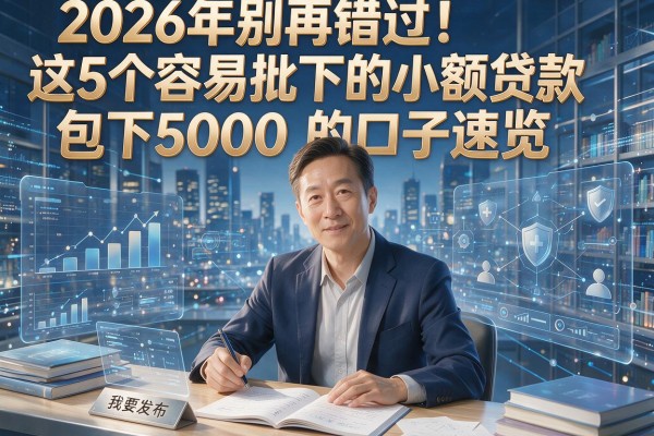 2026年别再错过！这5个容易批下的小额贷款包下5000的口子速览