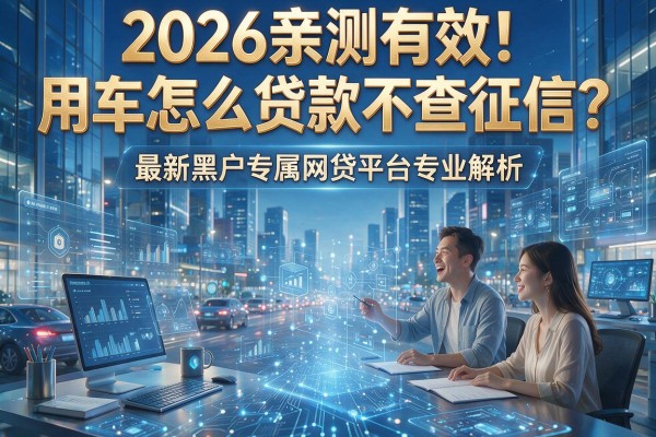 2026亲测有效!用车怎么贷款不查征信?最新黑户专属网贷平台专业解析