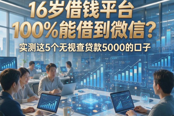 16岁借钱平台100%能借到微信？实测这5个无视查贷款5000的口子！