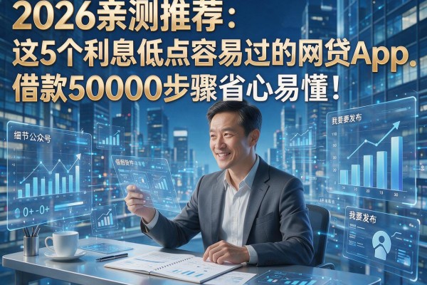 2026亲测推荐:这5个利息低点容易过的网贷App,借款50000步骤省心易懂!