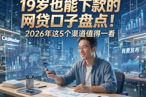 19岁也能下款的网贷口子盘点！2026年这5个渠道值得一看