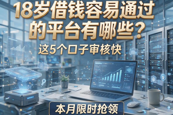 18岁借钱容易通过的平台有哪些？这5个口子审核快，本月限时抢领！