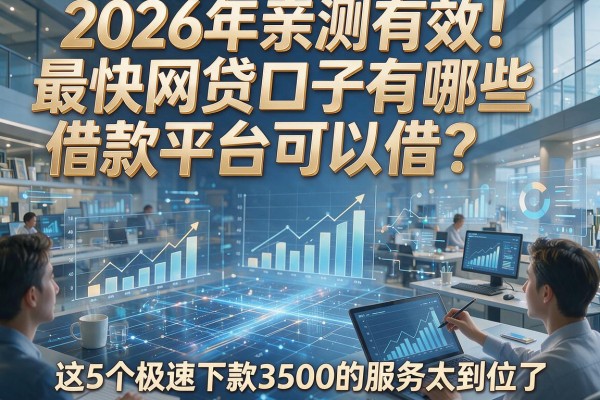 2026年亲测有效!最快网贷口子有哪些借款平台可以借?这5个极速下款3500的服务太到位了