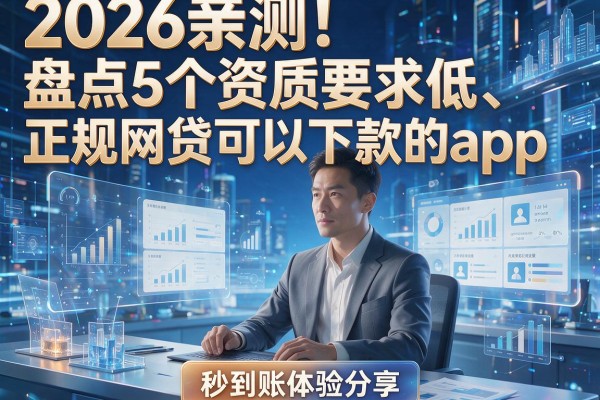 2026亲测!盘点5个资质要求低、正规网贷可以下款的app,秒到账体验分享