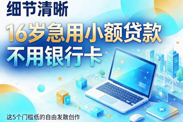 16岁急用小额贷款不用银行卡，这5个门槛低的借钱App火速收藏