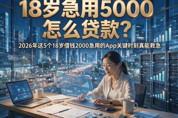 18岁急用5000怎么贷款?2026年这5个18岁借钱2000急用的App关键时刻真能救急