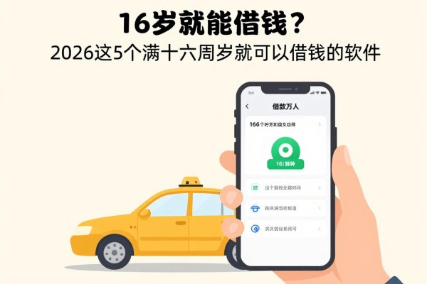 16岁就能借钱?2026这5个满十六周岁就可以借钱的软件,1000元秒放款!