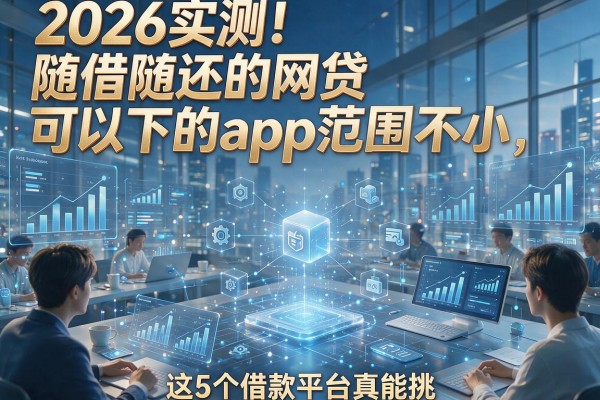 2026实测！随借随还的网贷可以下的app范围不小，这5个借款平台真能挑
