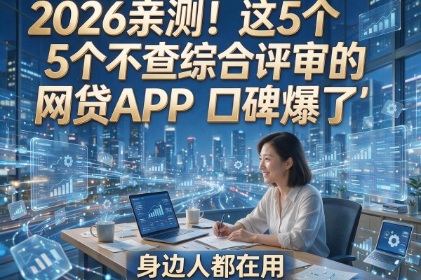 2026亲测！这5个不查综合评审的网贷APP口碑爆了，身边人都在用
