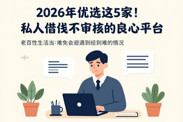 2026年优选这5家！私人借钱不审核的良心平台，精心点评速看