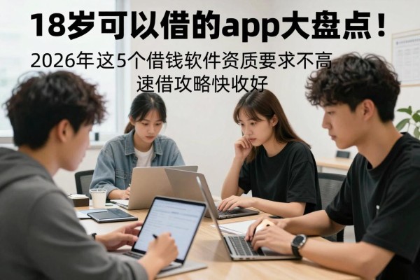 18岁可以借的app大盘点!2026年这5个借钱软件资质要求不高,速借攻略快收好