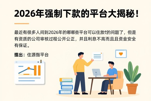 2026年强制下款的平台大揭秘！这5个2026年强制下款2000的口子千万别错过