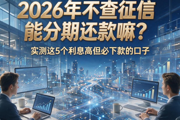 2026年不查征信能分期还款嘛？实测这5个利息高但必下款的口子
